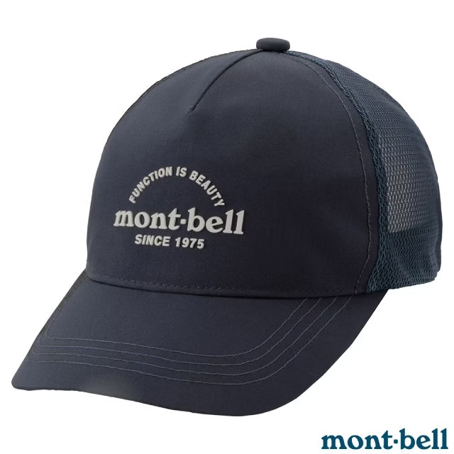 【mont-bell 】MESH LOGO CAP #5 棒球帽.鴨舌帽.防曬遮陽帽/1118796 NV 海軍藍✿30E010